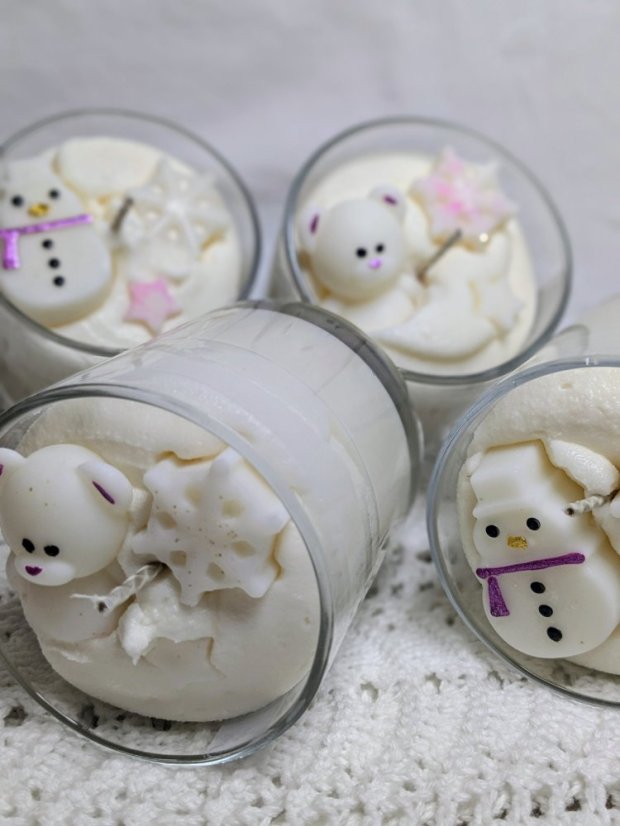 Sójová svíčka Bílé Vánoce