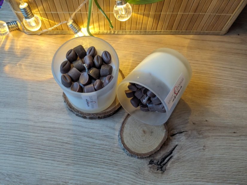 Sójová svíčka Coffee Time Mat | Vůně: káva