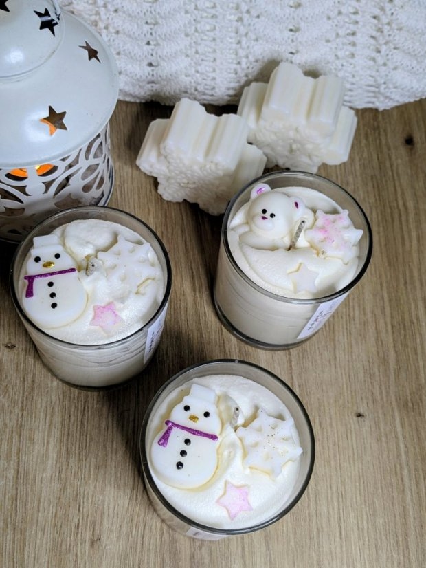 Sójová svíčka Bílé Vánoce