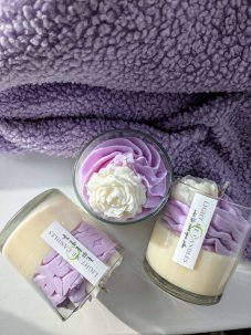 Sójová svíčka Kráska | Vůně: Frézie