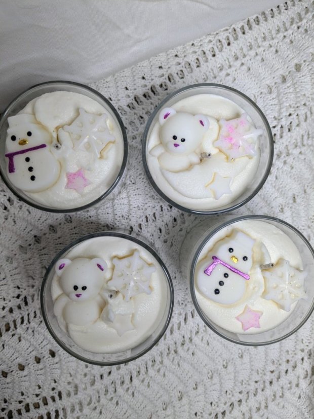 Sójová svíčka Bílé Vánoce