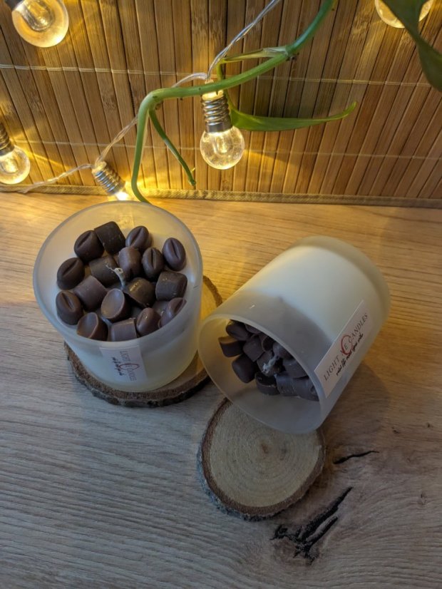 Sójová svíčka Coffee Time Mat | Vůně: káva